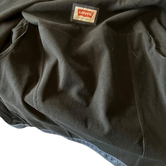 Levi’s Gray Trucker Jacket XL Zip Front Snap Buttons Streetwear Outerwear - Picture 12 of 12